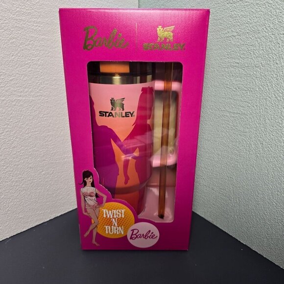 Barbie X Stanley Twist 'n' Turn 40 oz Tumbler Limited Edition NIB - Picture 1 of 4
